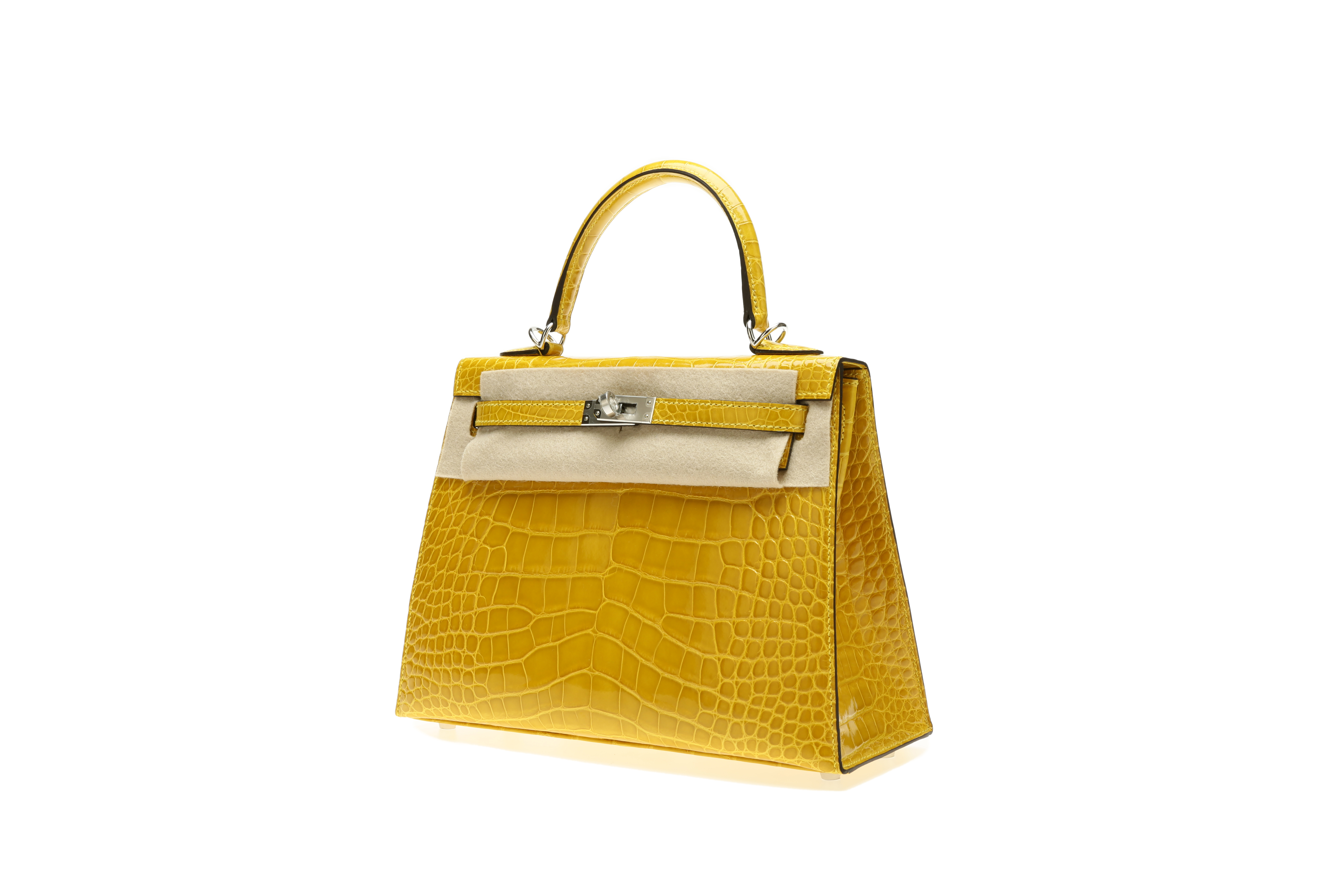 에르메스  크로커다일 Mimosa  Shiny Kelly28 U