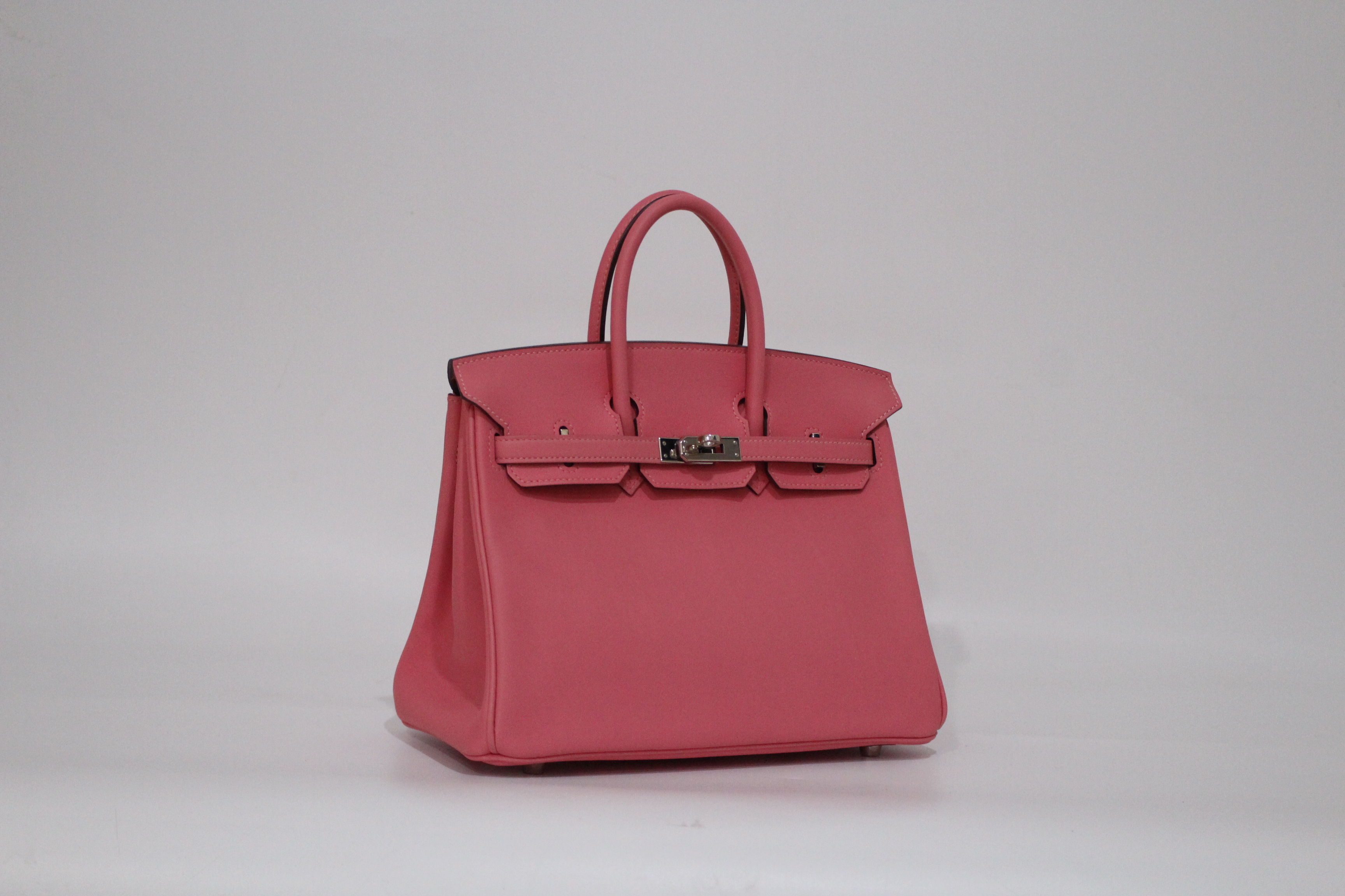 HERME'S  버킨25㎝/실버/스위프트소재/