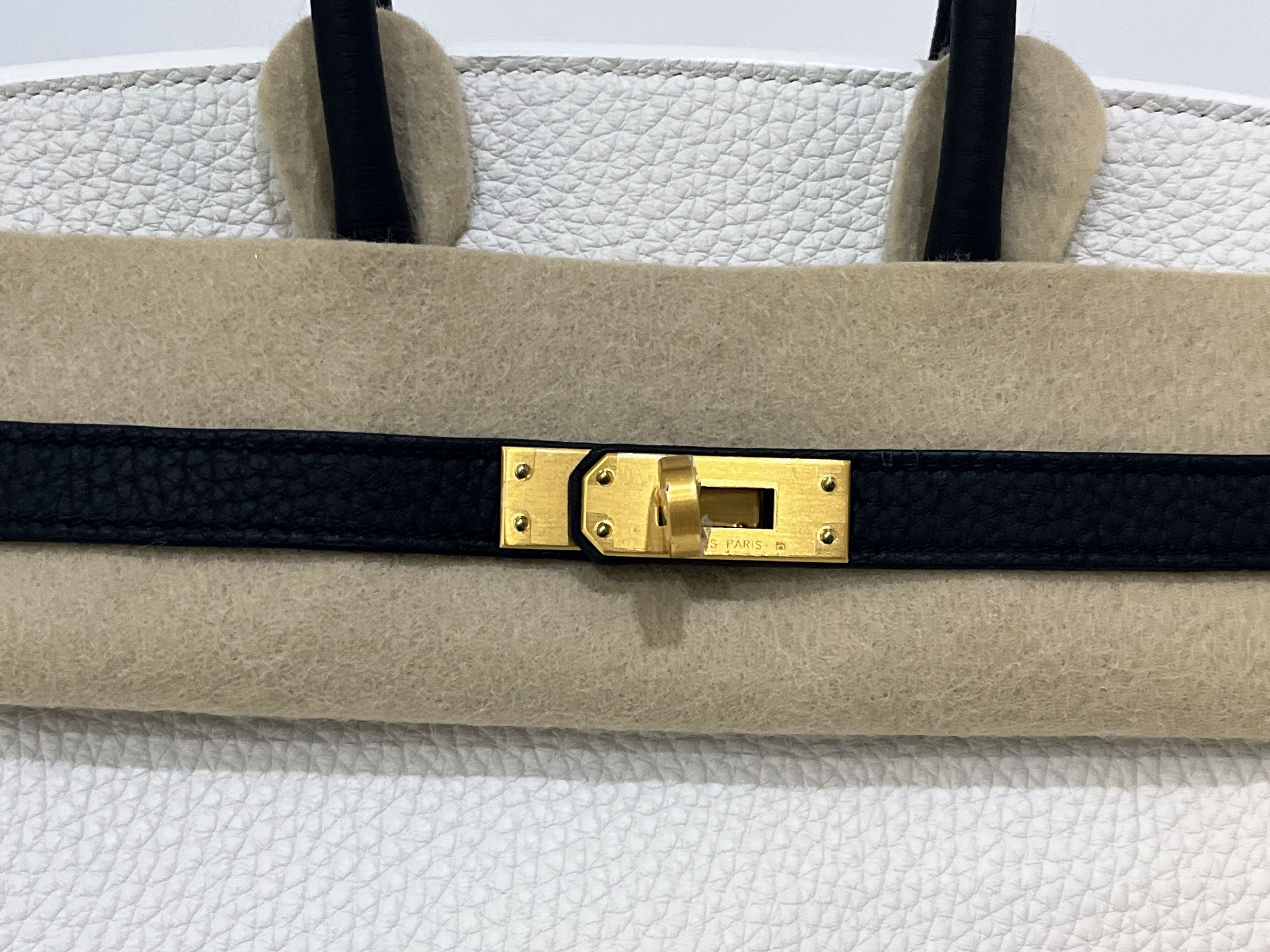 에르메스 버킨25㎝/오레오컬러/골드하드웨어