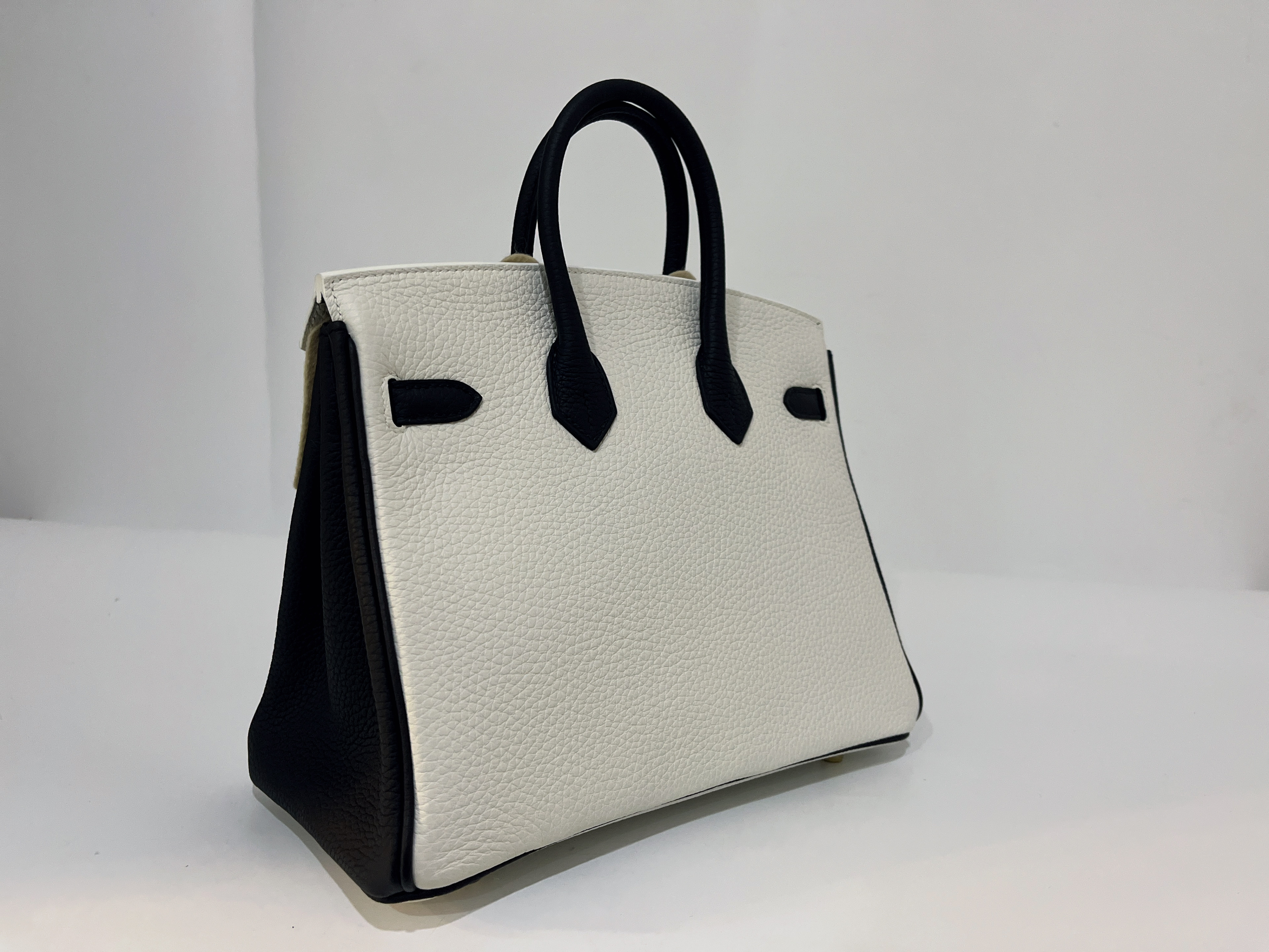 에르메스 버킨25㎝/오레오컬러/골드하드웨어